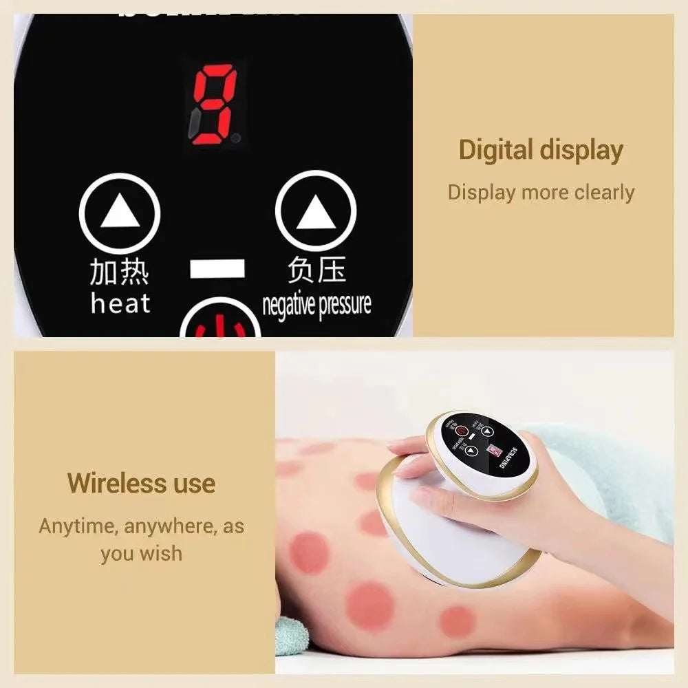 Electric cupping body massager.