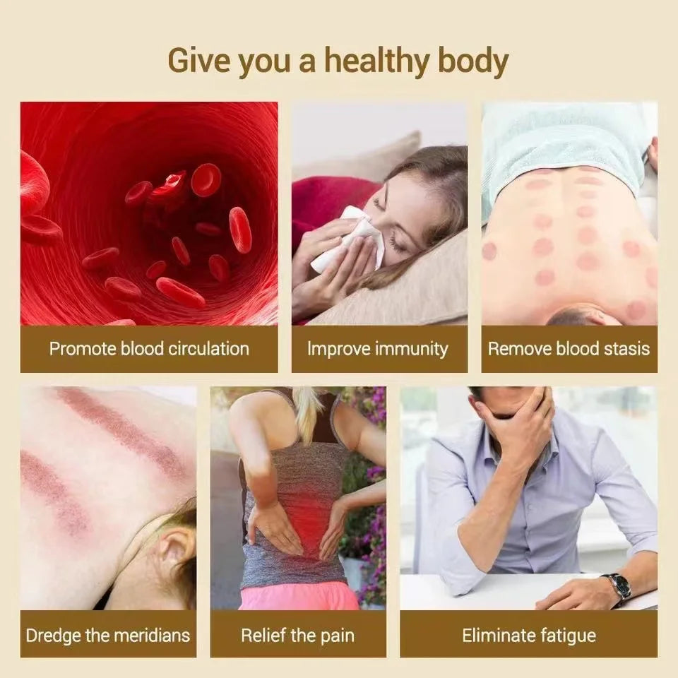 Electric cupping body massager.
