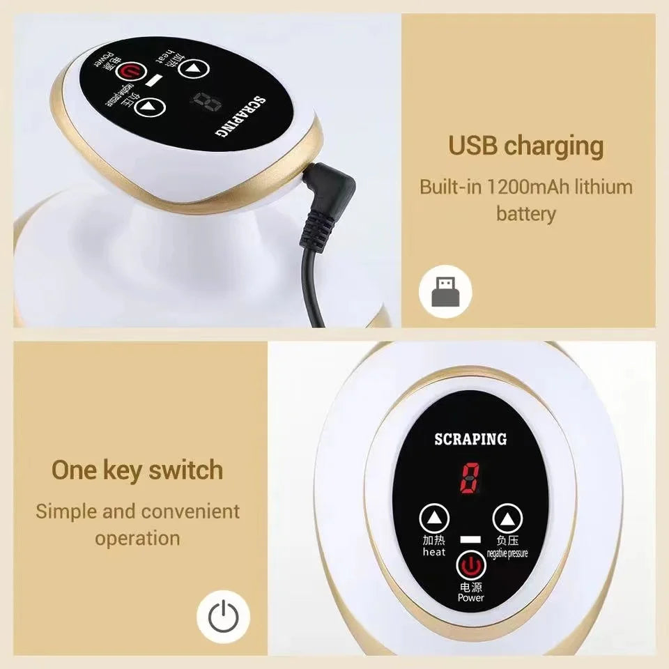 Electric cupping body massager.